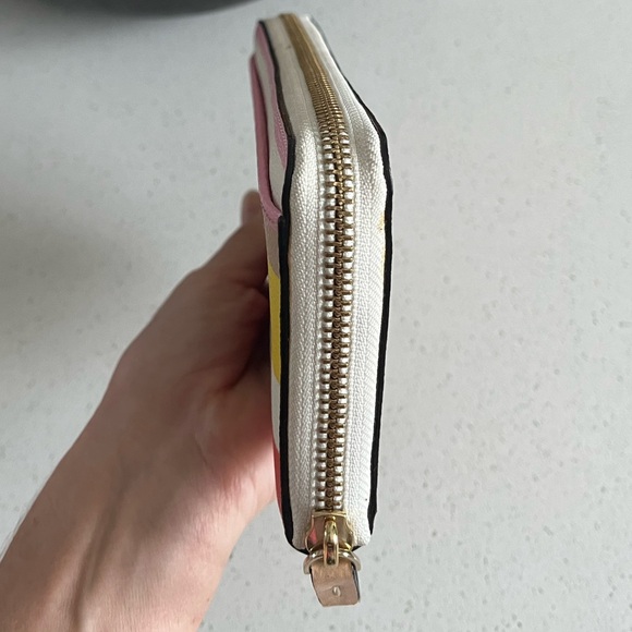 Kate Spade Striped Zip Around Wallet - Picture 11 of 16
